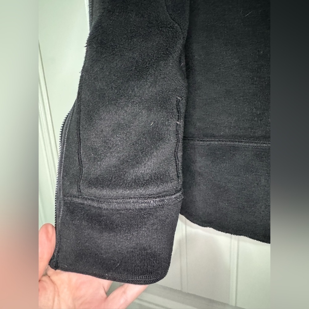 Lululemon Scuba Hoodie *Plush Heathered Core Black / Black - Picture 6 of 9